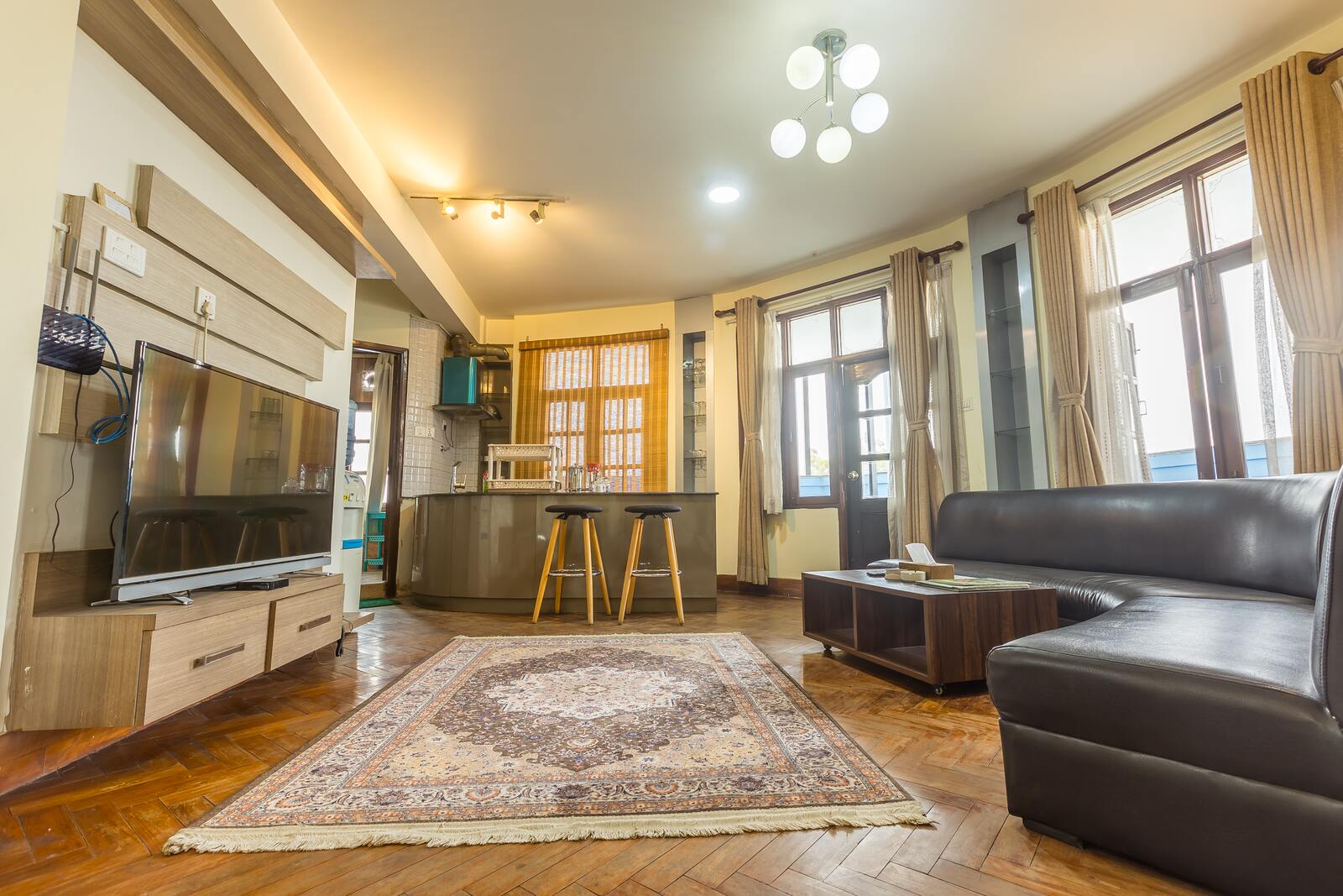 The living hall.